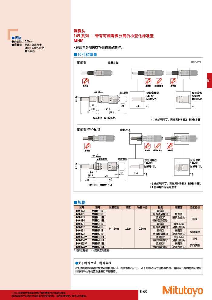 三豐目錄Mitutoyo2019-2020-131