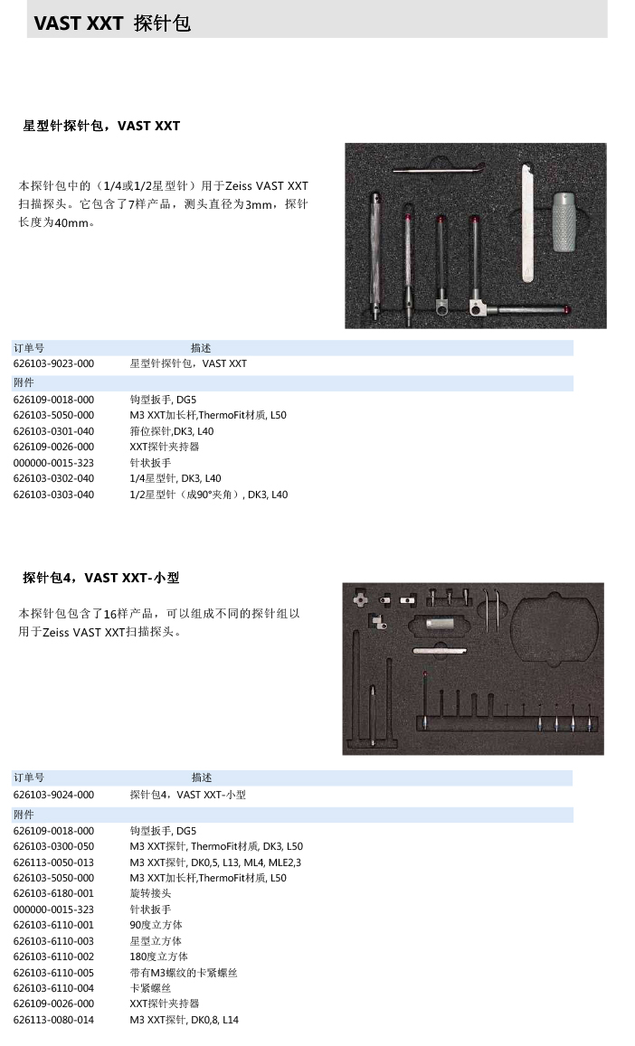 ZEISS 高品質(zhì) 德國原裝進口 M3探針目錄-31