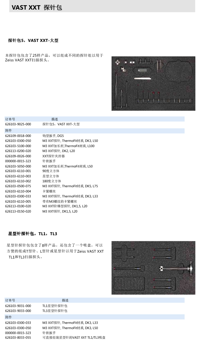 ZEISS 高品質(zhì) 德國原裝進口 M3探針目錄-32