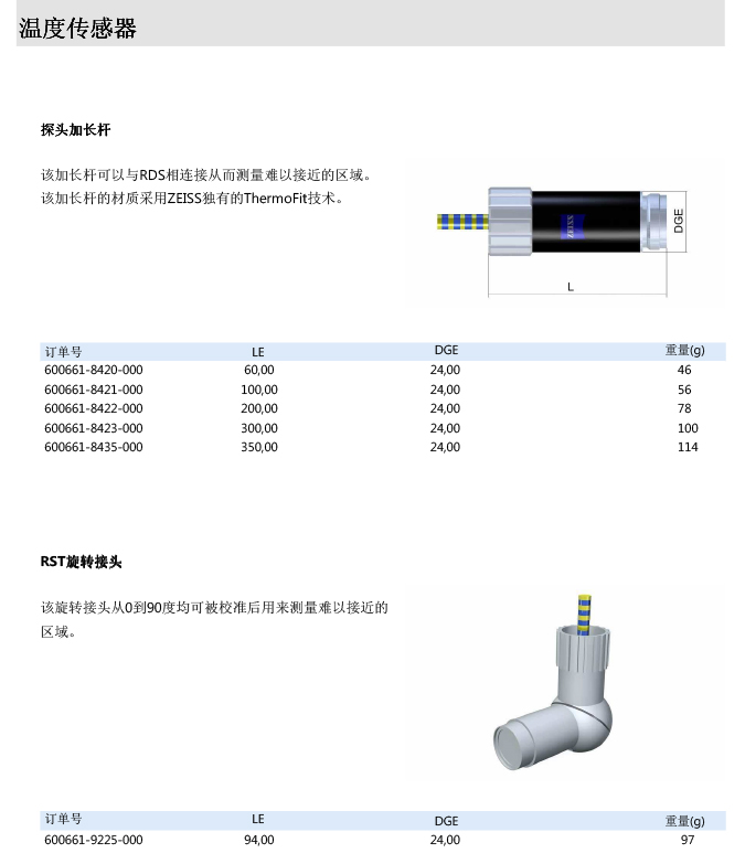 ZEISS 高品質(zhì) 德國原裝進口 M5探針目錄-67